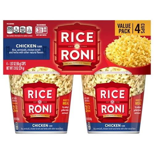 Rice-A-Roni 4Pk Cups- Chicken - Pack of 2