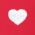 thumbnail image 2 of Dalix Lil Heart Cropped Tee Lightweight High Waisted Short Sleeve Summer Shirt Womens in Team Red L Large, 2 of 5
