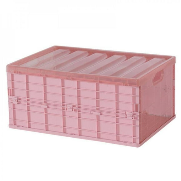 Clearance! Folding Storage Case with Lid Waterproof Thick Collapsible Organizer Box for Blanket Clothes Books Under Bed In cars