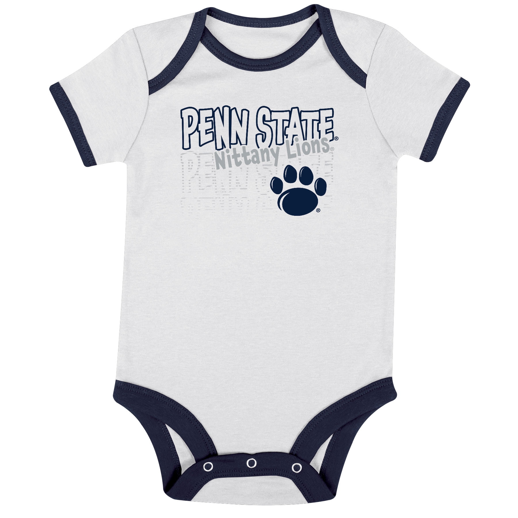 NCAA Penn State Nittany Lions Infant & Toddler Onesies, 3-Pack
