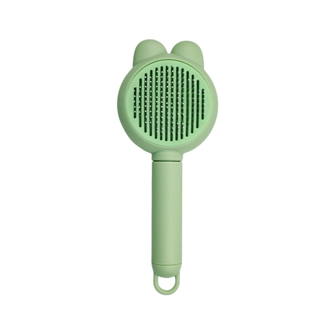 Mom's Best Peine de acero inoxidable para perros y gatos, elimina enredos y pulgas, herramienta autolimpiable y cómoda.