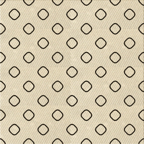 Ahgly Company Indoor Square Patterned Moccasin Beige Area Rugs, 7' Square