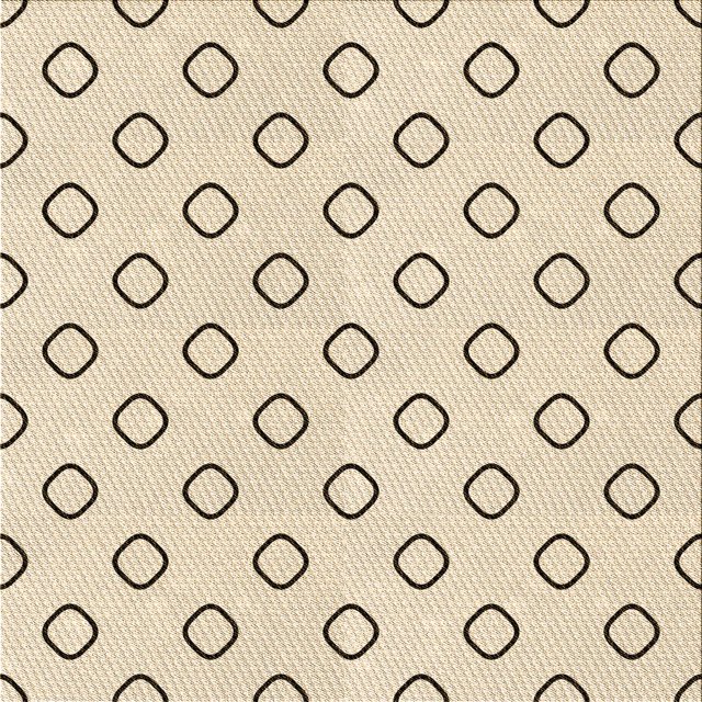 Ahgly Company Tapis d'Intérieur Lavable en Machine Carré Transitionnel Mocassin Beige, 5 Pieds Carré