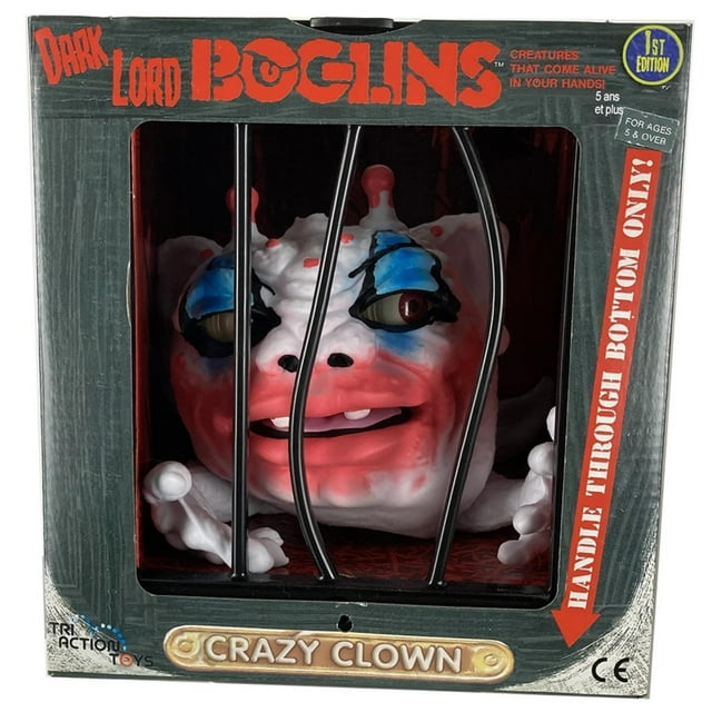 Puppet Boglins Dark Lord Crazy Clown, espuma para niños, 20 cm