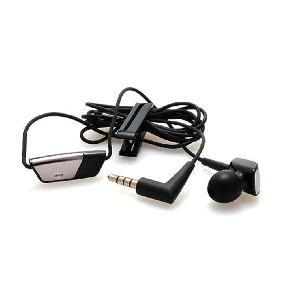 Headset MONO 3.5mm Hands-free Earphone Single Earbud Headphone w Mic Wired [Black] A9O for Motorola Droid Maxx 2 Turbo, G4 Plus, Google Nexus 6, Moto E LTE E4 PLUS, G4 Play, G5 PLUS (XT1687)