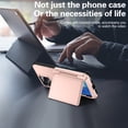 thumbnail image 6 of Wallet Case for Women Men - Flip Case Credit Card Holder Hybrid Cover, Double Layer Shockproof Heavy Duty Protection All-Round Armor Drop Protective Phone Case for iPhone 13 Pro Max, Black, 6 of 12