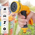 thumbnail image 2 of Pistola rociadora de tubo de manguera de jardín, boquilla de manguera de 10 patrones ajustables, pistola rociadora de manguera de agua antideslizante de alta presión oso de fresa Hogar, 2 of 5