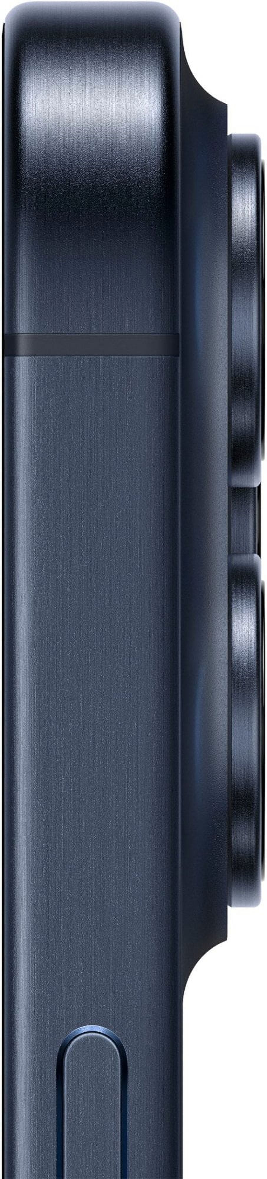 Restored Apple iPhone 15 Pro - Cricket Wireless- 256 GB Blue Titanium (Refurbished)