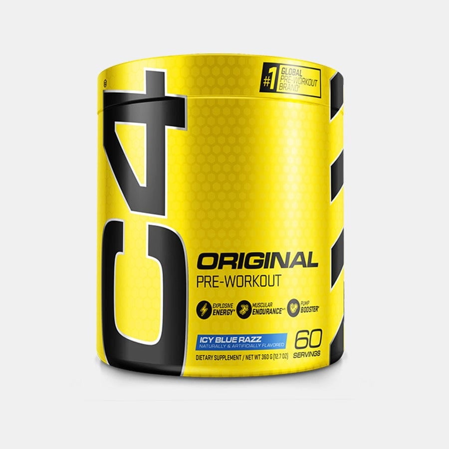 Cellucor C4 Original Preworkout Powder + Icy Blue Razz + Creatine + 60