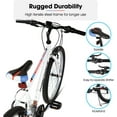 thumbnail image 4 of HILAND 24 inch Mountain Bike for Men Women, 18 Speeds High-Carbon Steel Frame, Sport Cycling MTB Bicycle for Adult, 4 of 7
