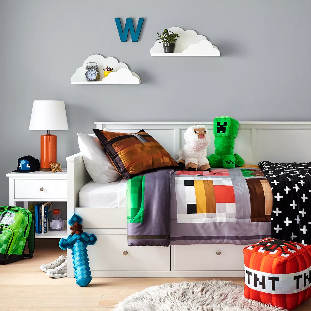 Minecraft Creeper Kids Pillow Buddy