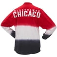 thumbnail image 3 of Women's Fanatics Red/Black Chicago Blackhawks Ombre Long Sleeve T-Shirt, 3 of 3