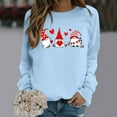 thumbnail image 3 of Shadoumai Jesus Crewneck Sweatshirts Women Christian Letter Print Shirts Casual Fall Long Sleeve Pullover Oversized Winter Clothing, 3 of 5
