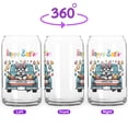 thumbnail image 2 of Happy Easter Scottish Terrier American Flag 16oz Glass Cup Mug Scottie Dog Lover Gifts Glass Can - 03001, 2 of 5