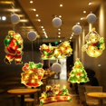 thumbnail image 1 of Christmas Suction Cup LED Lights, Window Display Decorative Lighting for Indoor Holiday Home Decor, 1 of 6