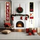 thumbnail image 5 of Cortina Navideña con Versos | Cubierta Impermeable de Poliéster con Luces Led | Decoración Personalizable En Rojo y Dorado | Pancarta Festiva de 30 X 180 Cm para Navidad, Primavera, Festivales y Boda, 5 of 6