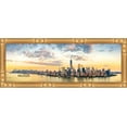 thumbnail image 4 of 8x24 Gold Thin Bamboo Picture Frame - UV Acrylic, Foam Board Backing, Hanging Hardware, 4 of 9