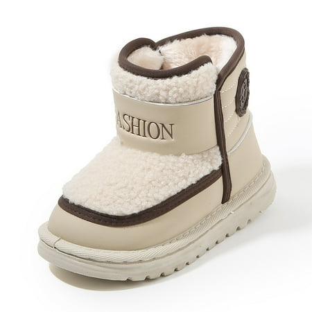 

Children‘s Snow Boots 2024 Winter Boys‘ Cotton Boots fleece-lined Thickened Girls‘ Short Boots Mao Mao Middle and Large Children‘s Lamb Shoes