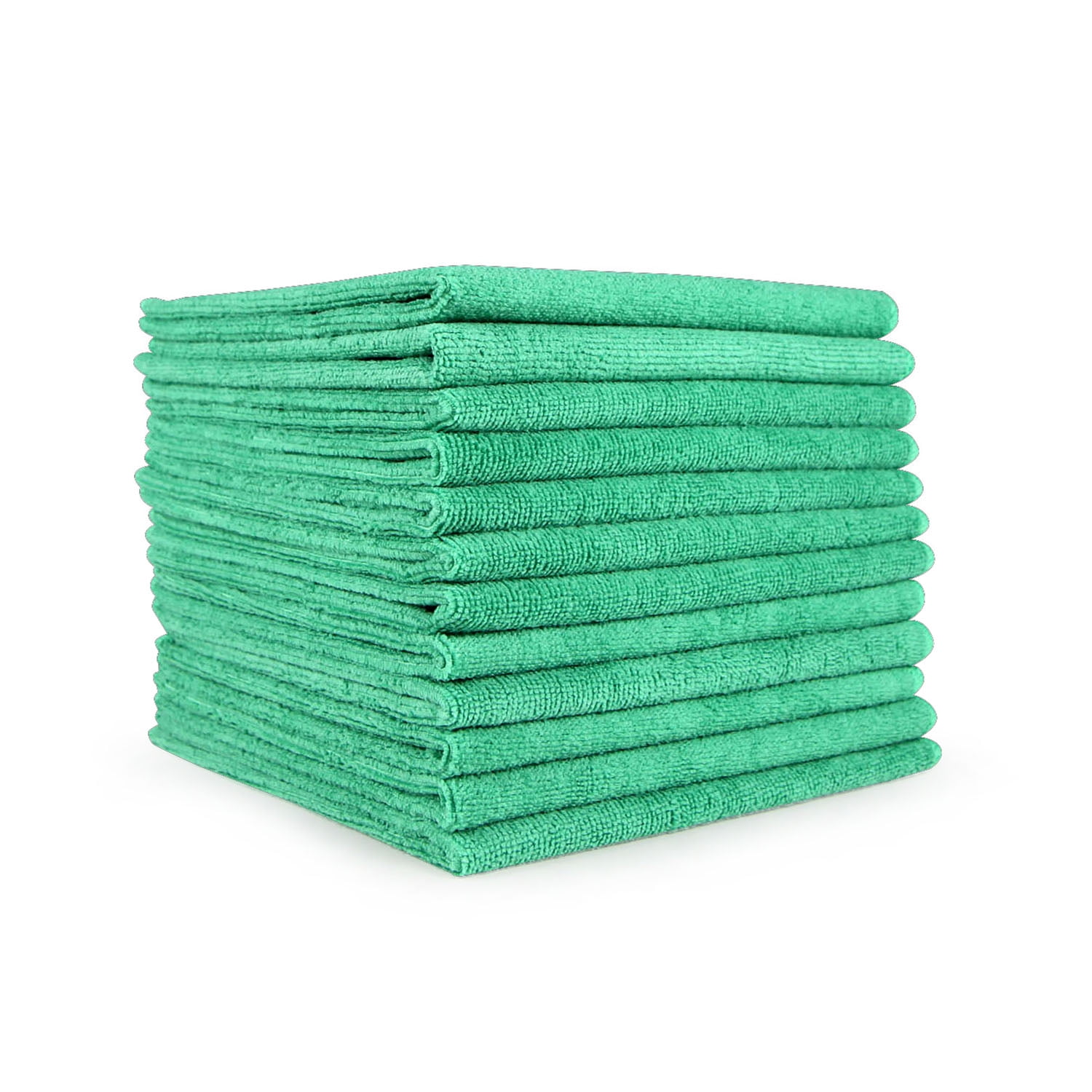 Scotch-Brite Microfiber Cleaning Cloth 12 " X 14 " with Spring Clip Green 