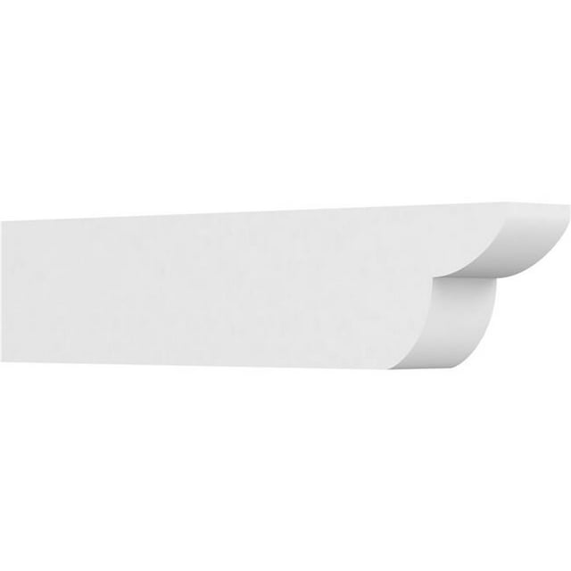 Ekena Millwork RFTP05X08X36CRE 8 x 5 x 36 in. Standard Qualité Architecturale Queue de Chevron PVC