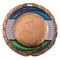 thumbnail image 1 of Simba CEM328B 2.5 in. Color Epoxy Medallion Soccer, Bronze, 1 of 1