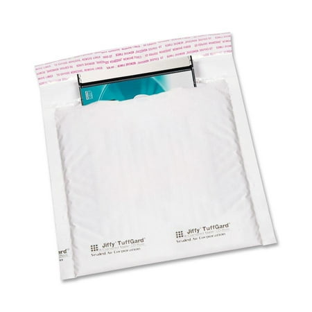 - Sealed Air, SEL24300, Jiffy Tuffgard CD/DVD Mailers, 25 / Carton, White