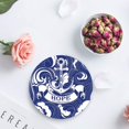 thumbnail image 4 of FMSHPON Nautical Theme Hope is An Anchor of the Soul,Blue Set of 6 Round Coaster for Drinks, Absorbent Ceramic Stone Coasters Cup Mat with Cork Base for Home Kitchen Room Coffee Table Bar Decor, 4 of 6