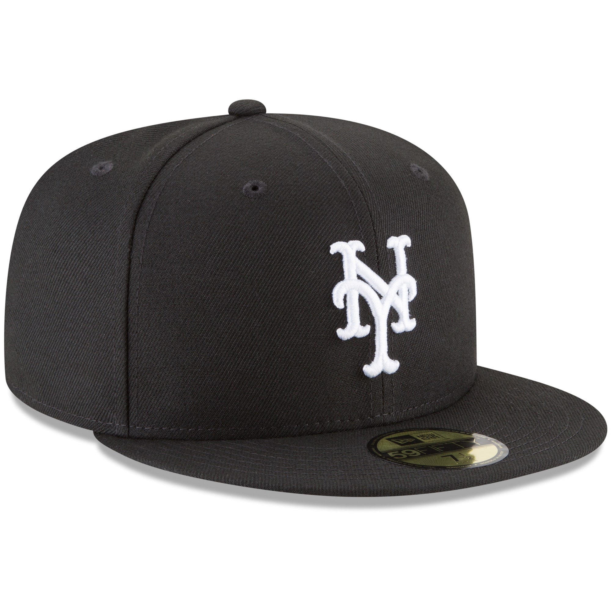 black mets hat