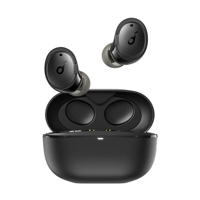 True Anker- IPX5, 3i by Earbuds Dot soundcore Headphones, Black Wireless ANC Playtime, Life 9/36-Hour