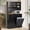 Black-67"H, variant on KIGOTY Dual Kitchen Trash Cabinet, Double Tilt Out Trash Can Cabinet with Countertop and Drawer, Free-Standing Pet Proof Recycling Cabinet Garbage Can Holder (Grey)