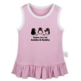 thumbnail image 1 of Today are for Cuddles & Huddles Funny Dresses For Baby, Newborn Babies Animal Penguin Pattern Skirts, Infant Princess Dress, 0-24M Kids Graphic Clothes (Pink Sleeveless Dresses, 12-18 Months), 1 of 4