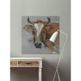 thumbnail image 3 of Parvez Taj Big Brown Cow Canvas Wall Art, 3 of 5