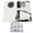 Silver plating, variant on Game Console Hard Shell Panel with Cooling Vent for 5 Slim UHD Host Faceplate Cover Replacement Gaming Accessories
