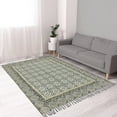 thumbnail image 2 of Casavani Beige Moroccan Natural Dining Room Rugs Living Room Carpets 9x9 feet, 2 of 5