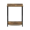 thumbnail image 3 of Furinno Simplistic Industrial Metal Frame End Table, 1-Pack, Amber Pine, 3 of 3