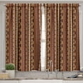 thumbnail image 2 of Ambesonne Tribal Valance & Curtain, Abstract Details Stripes, 55"x30", Multicolor, 2 of 7