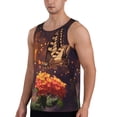 thumbnail image 2 of Fotbe Butterfly Sitting on a Flower Pattern Men's Quick Dry Workout Tank Top Gym Muscle Tee Fitness Bodybuilding Sleeveless T Shirt Breathable Workout Shirt-Medium, 2 of 9