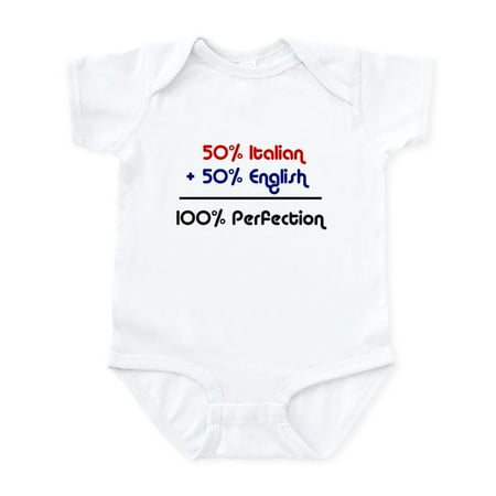 

CafePress - Half Italian Half English Infant Bodysuit - Baby Light Bodysuit Size Newborn - 24 Months