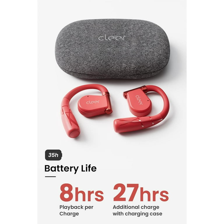 Cleer ARC2 ワイヤレスイヤホン Black Red Amazon.com: Cleer ARC II Sport Open Ear Headphones, True
