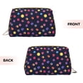 thumbnail image 3 of Gaeub Planets Printed Travel Cosmetic Bag,Makeup Bag, Large Capacity Toiletry Bag for Women, Portable Pouch Make Up Organizer with Zipper and Divider, 3 of 8
