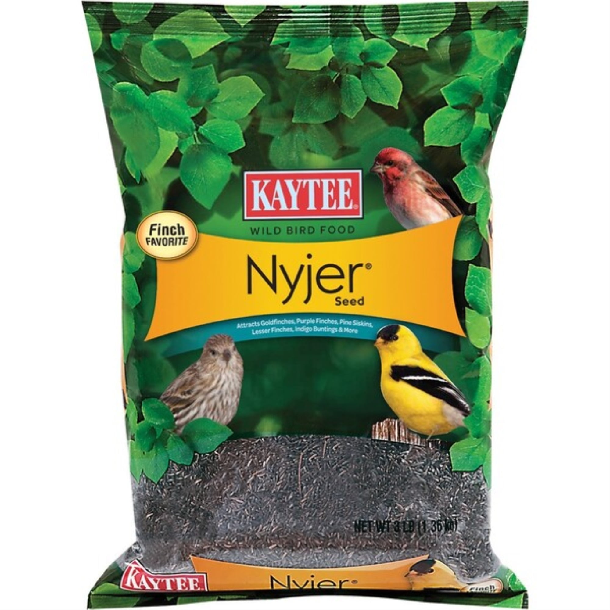 Kaytee Nyjer Songbird Nyger Thistle Seed Wild Bird Food 3 lb