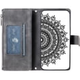 thumbnail image 6 of Wallet Case for Samsung Galaxy S36 with Card Slot Case, Leather Case,Magnetic Closure Flip Case Embossed Floral Leather Cover with Detachable Crossbody Strap, 6 of 7
