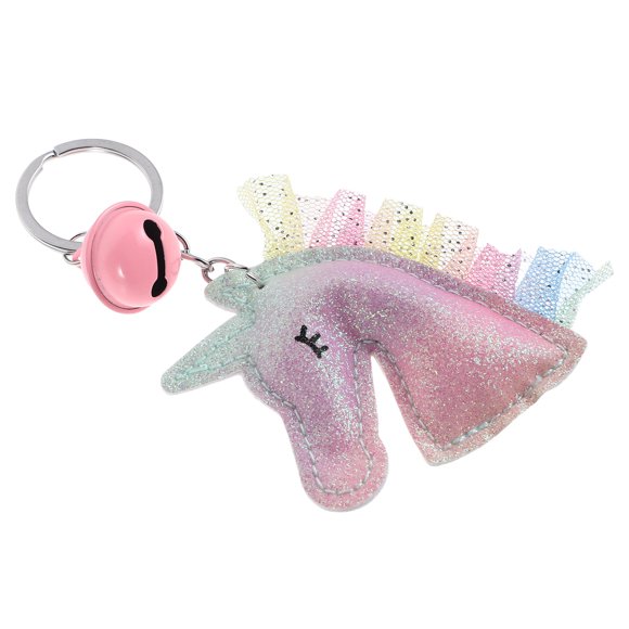 TABLETREANDS Llavero De Unicornio En PU Con Campana Personalizado Para Decorar Y Llaves Multicolor