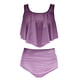 thumbnail image 4 of Traje de baño de 2 piezas para mujer, trajes de baño para mujer, conjunto de traje de baño con volantes para mujer, 4 of 6