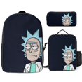 thumbnail image 1 of Rick and Morty Season Backpack Smart Start System Beginner Bookbag with Nutrition Lunch Kit, 1 of 5