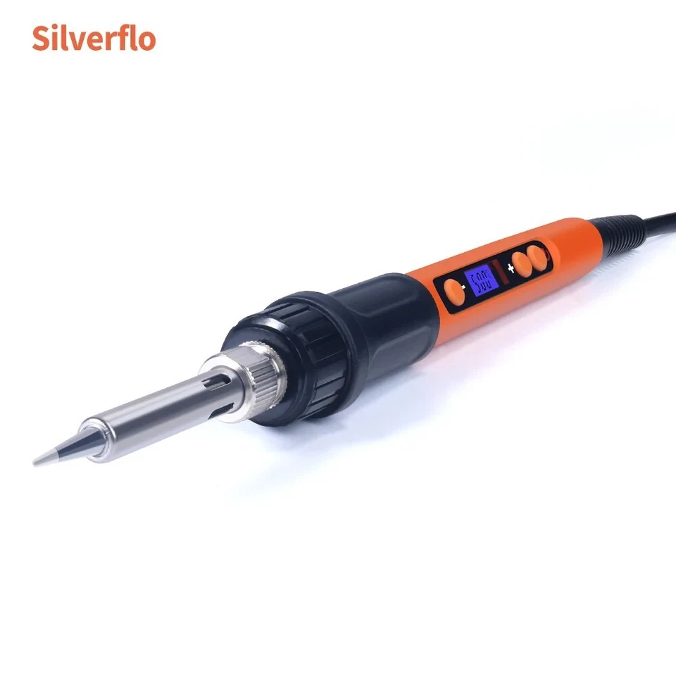 CRESTIN- 100W Lcd Digital Electric Soldering Iron Temp Adjustable Welding Tool Solder Gun