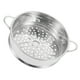thumbnail image 4 of Cesta vaporera de 20 cm con asas de acero inoxidable, práctica rejilla para cocinar panecillos, ideal para el hogar, la cocina y el restaurante (plateada)., 4 of 6