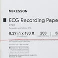 thumbnail image 3 of McKesson ECG Recording Paper, Red Grid Thermal Paper, 8.27 in x 138 ft, 200 Count, 8 Packs, 1600 Total, 3 of 5