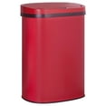 thumbnail image 2 of YRLLENSDAN Kitchen Tall Trash Can 13 Gallon Size Touchless Trash Can Motion Sensor Trash Can with Lid Odor-free Automatic Garbage Can 13 Gallon Waterproof Stainless Steel Trash Bin, Red, 2 of 8