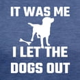 thumbnail image 3 of CafePress - It Was Me I Let The Dogs Out T Shirt - Womens Tri-blend T-Shirt, 3 of 4